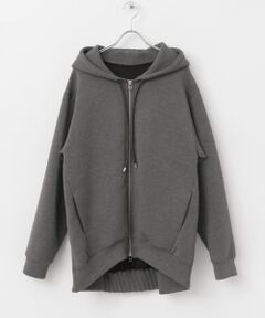 ELENDEEK　TUCK HEM ZIP HOODIE