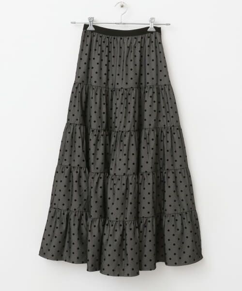 URBAN RESEARCH ROSSO / アーバンリサーチ ロッソ スカート | TORRAZZO DONNA　Polka Dots Tiered Skirt | 詳細1