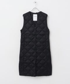 TAION　VNECK LONG DOWN GILET