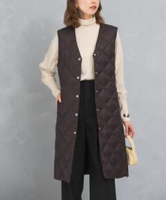 TAION　VNECK LONG DOWN GILET