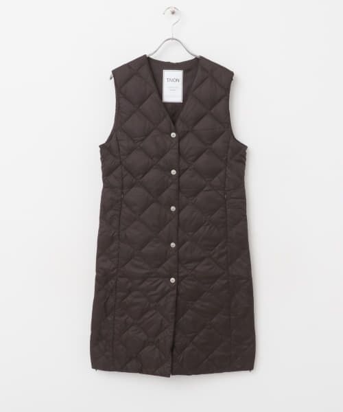 URBAN RESEARCH ROSSO / アーバンリサーチ ロッソ ダウンジャケット・ベスト | TAION　VNECK LONG DOWN GILET | 詳細1