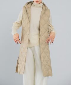 TAION　HOODLONG DOWN GILET