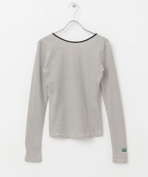 URBAN RESEARCH ROSSO / アーバンリサーチ ロッソ Tシャツ | GREEN BUTTER　Two-way Stripe Patch T-shirts | 詳細27