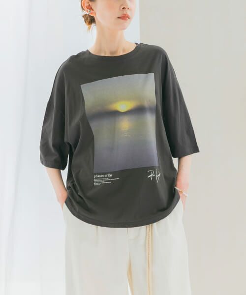 URBAN RESEARCH ROSSO/アーバンリサーチ ロッソ CHIGNON Photo T-shirts CHARCOAL FREE URBAN RESEARCH ROSSO/アーバンリサーチ ロッソ CHIGNON Photo T-shirts CHARCOAL FREE