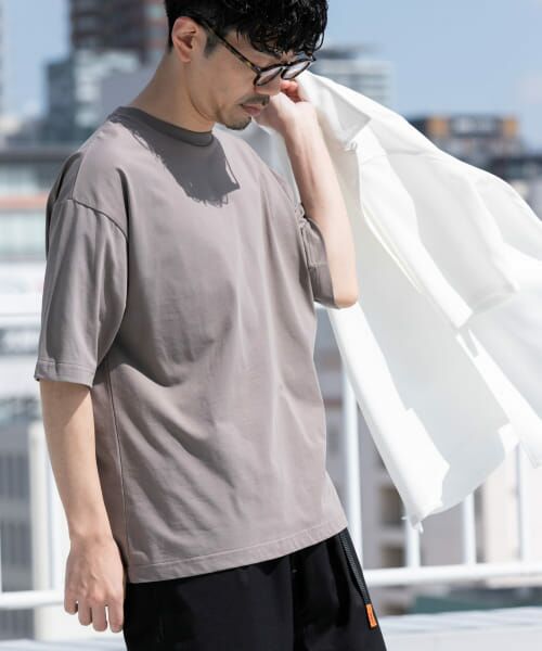 URBAN RESEARCH ROSSO/アーバンリサーチ ロッソ 『WEB限定』『XLサイズあり』Cool TouchシルケットTシャツ BEIGE L URBAN RESEARCH ROSSO/アーバンリサーチ ロッソ 『WEB限定』『XLサイズあり』Cool TouchシルケットTシャツ BEIGE L