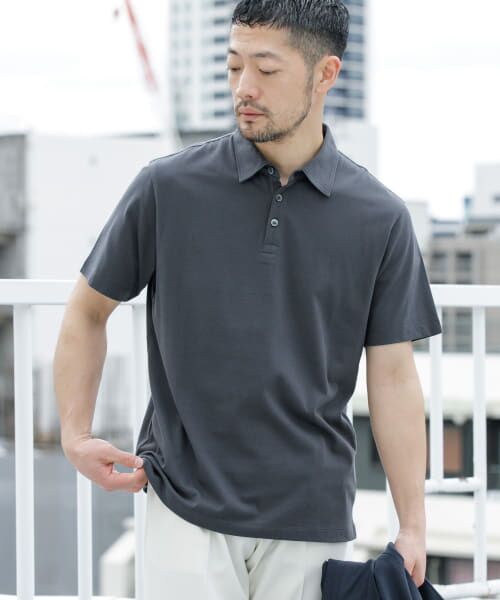 URBAN RESEARCH ROSSO/アーバンリサーチ ロッソ 『WEB限定』『XLサイズあり』吸湿速乾ポロシャツ CHARCOAL XL URBAN RESEARCH ROSSO/アーバンリサーチ ロッソ 『WEB限定』『XLサイズあり』吸湿速乾ポロシャツ CHARCOAL XL