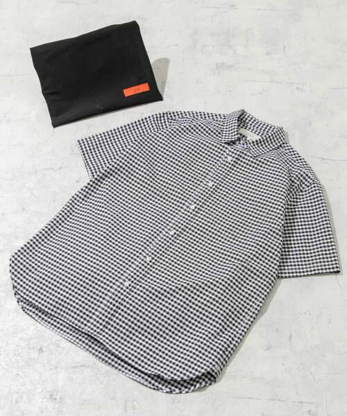 URBAN RESEARCH ROSSO/アーバンリサーチ ロッソ 『抗菌/消臭』『XXLサイズあり』ハイパフォーマンスオックス半袖シャツ BLK CHECK L URBAN RESEARCH ROSSO/アーバンリサーチ ロッソ 『抗菌/消臭』『XXLサイズあり』ハイパフォーマンスオックス半袖シャツ BLK CHECK L
