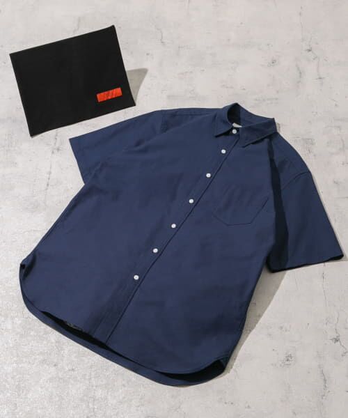 URBAN RESEARCH ROSSO/アーバンリサーチ ロッソ 『抗菌/消臭』『XXLサイズあり』ハイパフォーマンスオックス半袖シャツ NAVY XXL URBAN RESEARCH ROSSO/アーバンリサーチ ロッソ 『抗菌/消臭』『XXLサイズあり』ハイパフォーマンスオックス半袖シャツ NAVY XXL