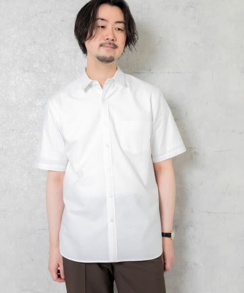 URBAN RESEARCH ROSSO / アーバンリサーチ ロッソ シャツ・ブラウス | 『抗菌/消臭』『XXLサイズあり』ハイパフォーマンスオックス半袖シャツ | 詳細5