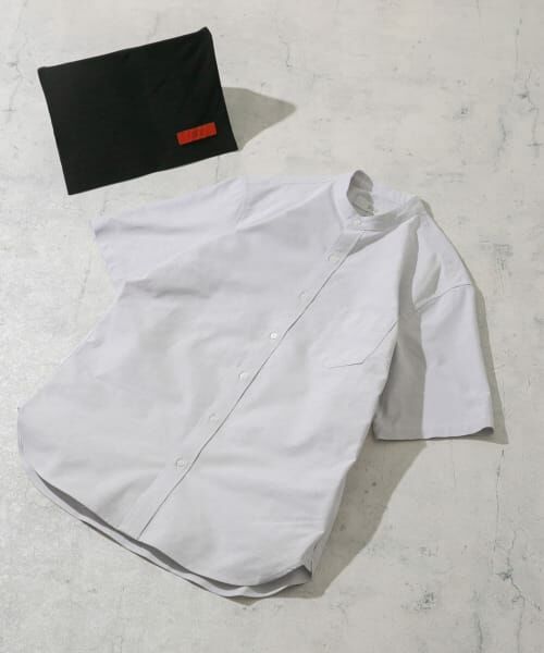 URBAN RESEARCH ROSSO/アーバンリサーチ ロッソ 『抗菌/消臭』『XXLサイズあり』ハイパフォーマンスバンドカラー半袖シャツ GRAY S URBAN RESEARCH ROSSO/アーバンリサーチ ロッソ 『抗菌/消臭』『XXLサイズあり』ハイパフォーマンスバンドカラー半袖シャツ GRAY S