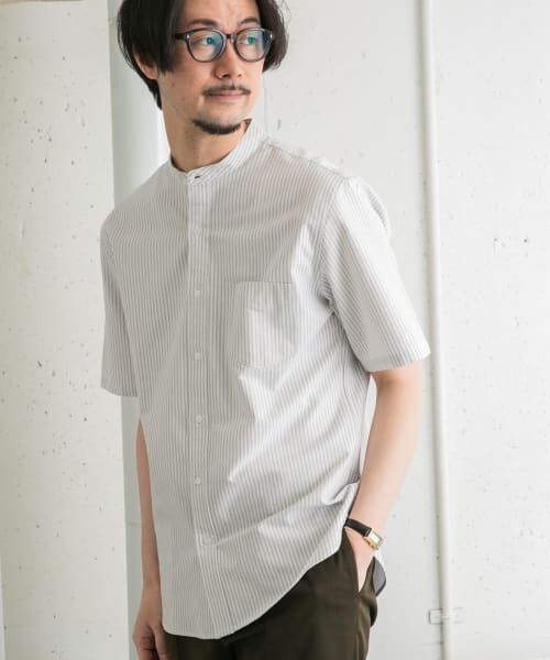 URBAN RESEARCH ROSSO / アーバンリサーチ ロッソ シャツ・ブラウス | 『抗菌/消臭』『XXLサイズあり』ハイパフォーマンスバンドカラー半袖シャツ | 詳細14