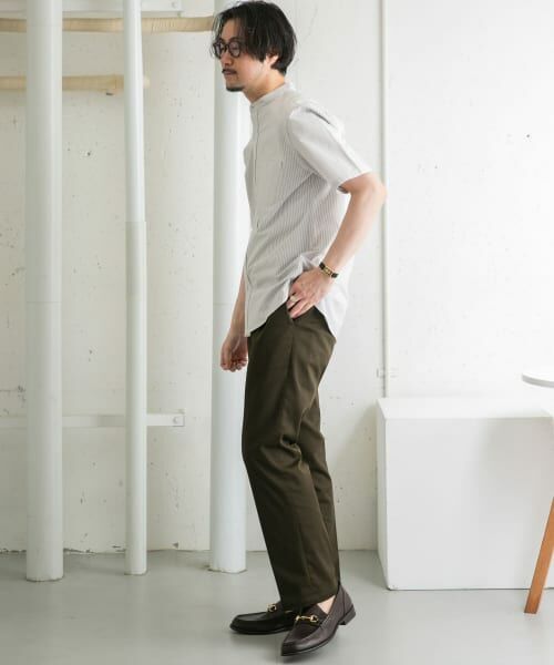 URBAN RESEARCH ROSSO / アーバンリサーチ ロッソ シャツ・ブラウス | 『抗菌/消臭』『XXLサイズあり』ハイパフォーマンスバンドカラー半袖シャツ | 詳細17