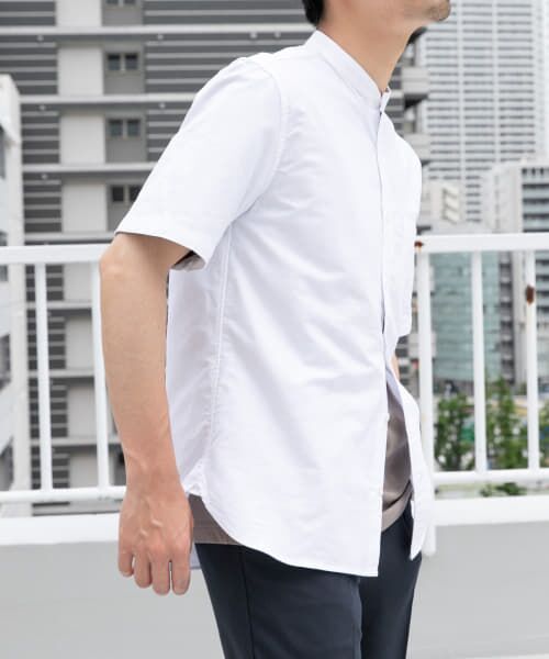 URBAN RESEARCH ROSSO / アーバンリサーチ ロッソ シャツ・ブラウス | 『抗菌/消臭』『XXLサイズあり』ハイパフォーマンスバンドカラー半袖シャツ | 詳細7