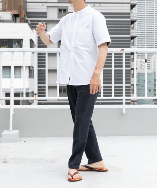 URBAN RESEARCH ROSSO / アーバンリサーチ ロッソ シャツ・ブラウス | 『抗菌/消臭』『XXLサイズあり』ハイパフォーマンスバンドカラー半袖シャツ | 詳細9