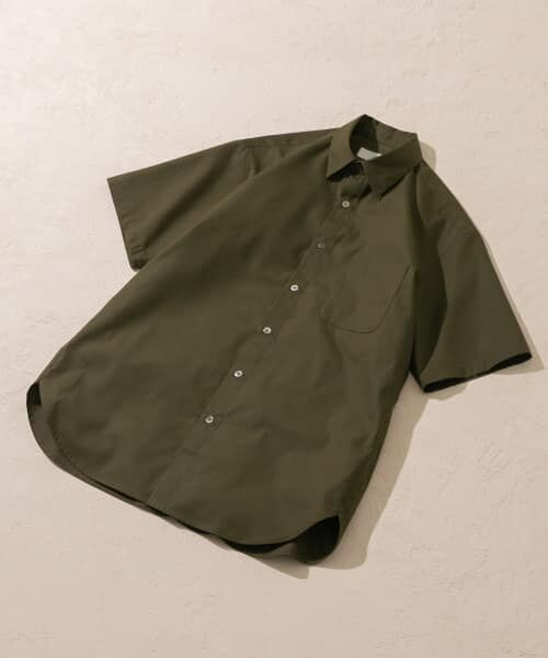 URBAN RESEARCH ROSSO/アーバンリサーチ ロッソ 『防シワ/防臭』『XLサイズあり』ハイパフォーマンスブロード半袖シャツ KHAKI L URBAN RESEARCH ROSSO/アーバンリサーチ ロッソ 『防シワ/防臭』『XLサイズあり』ハイパフォーマンスブロード半袖シャツ KHAKI L