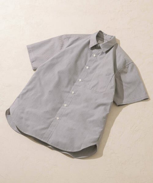 URBAN RESEARCH ROSSO/アーバンリサーチ ロッソ 『防シワ/防臭』『XLサイズあり』ハイパフォーマンスブロード半袖シャツ BLK STRIPE S URBAN RESEARCH ROSSO/アーバンリサーチ ロッソ 『防シワ/防臭』『XLサイズあり』ハイパフォーマンスブロード半袖シャツ BLK STRIPE S