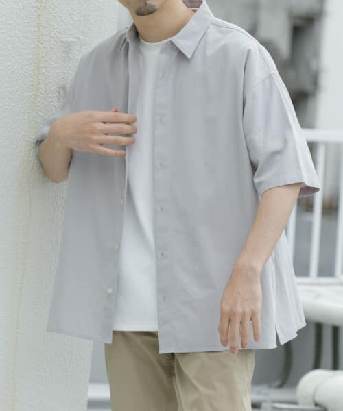 URBAN RESEARCH ROSSO/アーバンリサーチ ロッソ 『WEB限定』ジャガードシャツ GRAY M URBAN RESEARCH ROSSO/アーバンリサーチ ロッソ 『WEB限定』ジャガードシャツ GRAY M