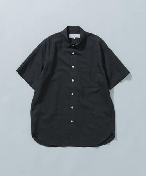 URBAN RESEARCH ROSSO/アーバンリサーチ ロッソ 『WEB限定』『XLサイズあり』ストライプレギュラーカラー半袖シャツ BLACK XL URBAN RESEARCH ROSSO/アーバンリサーチ ロッソ 『WEB限定』『XLサイズあり』ストライプレギュラーカラー半袖シャツ BLACK XL