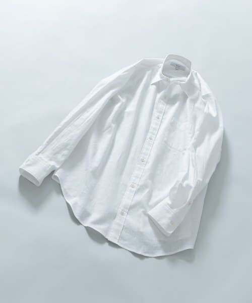 URBAN RESEARCH ROSSO/アーバンリサーチ ロッソ 『WEB限定』『XLサイズあり』リラックスコットンリネンレギュラーカラー長袖シャツ WHITE S URBAN RESEARCH ROSSO/アーバンリサーチ ロッソ 『WEB限定』『XLサイズあり』リラックスコットンリネンレギュラーカラー長袖シャツ WHITE S