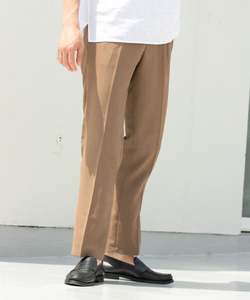 URBAN RESEARCH ROSSO/アーバンリサーチ ロッソ 『WEB限定』『セットアップ対応』パナマ風ストレートパンツ MOCHA M URBAN RESEARCH ROSSO/アーバンリサーチ ロッソ 『WEB限定』『セットアップ対応』パナマ風ストレートパンツ MOCHA M