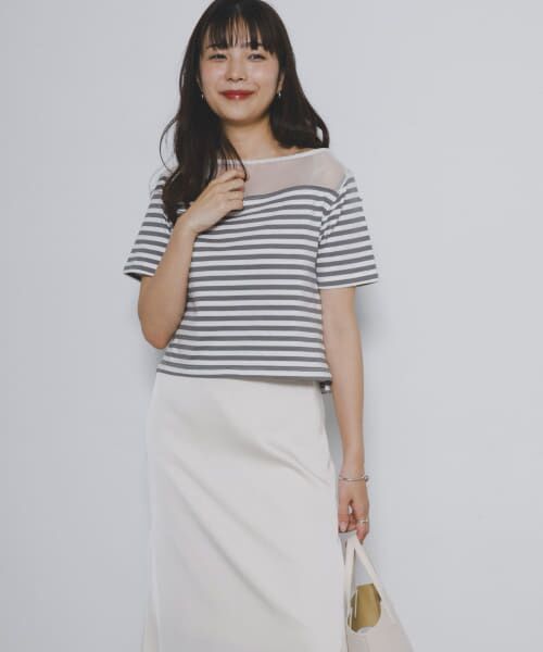 URBAN RESEARCH ROSSO/アーバンリサーチ ロッソ F by ROSSO シアードッキングカットソー GRAY FREE URBAN RESEARCH ROSSO/アーバンリサーチ ロッソ F by ROSSO シアードッキングカットソー GRAY FREE