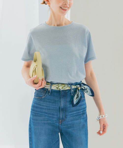 URBAN RESEARCH ROSSO/アーバンリサーチ ロッソ ラメカットソー GRAY FREE URBAN RESEARCH ROSSO/アーバンリサーチ ロッソ ラメカットソー GRAY FREE