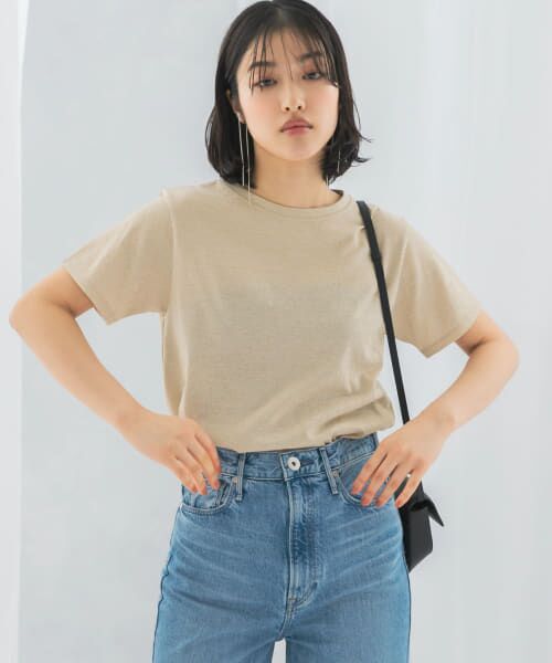 URBAN RESEARCH ROSSO/アーバンリサーチ ロッソ ラメカットソー GOLD FREE URBAN RESEARCH ROSSO/アーバンリサーチ ロッソ ラメカットソー GOLD FREE