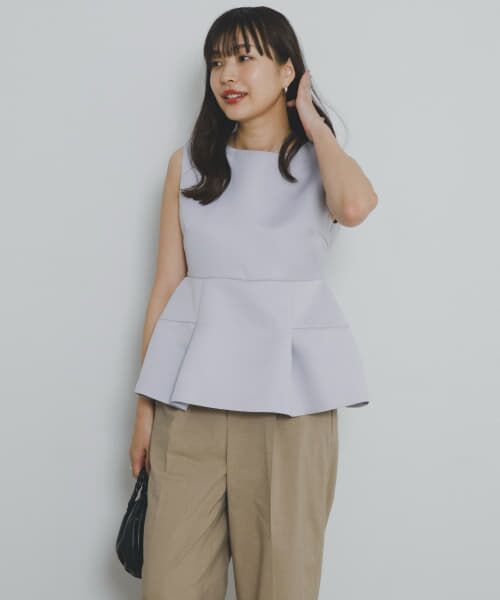 URBAN RESEARCH ROSSO/アーバンリサーチ ロッソ F by ROSSO サテンスリーブレスブラウス LILAC FREE URBAN RESEARCH ROSSO/アーバンリサーチ ロッソ F by ROSSO サテンスリーブレスブラウス LILAC FREE