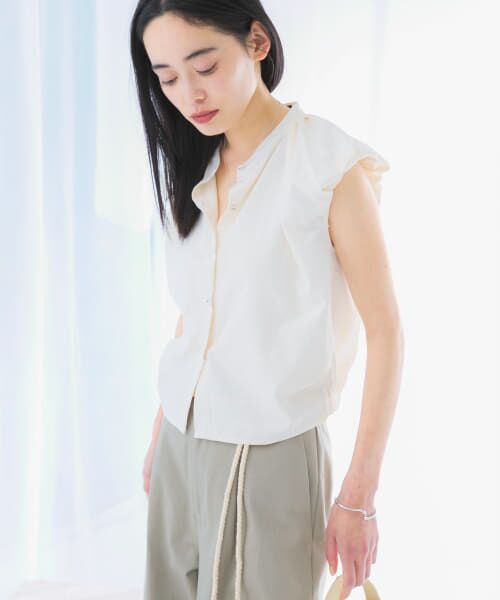 URBAN RESEARCH ROSSO/アーバンリサーチ ロッソ パフスリーブブラウス OFF WHITE FREE URBAN RESEARCH ROSSO/アーバンリサーチ ロッソ パフスリーブブラウス OFF WHITE FREE