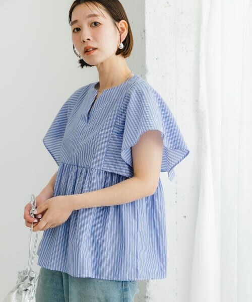 【URBAN　RESEARCH　ROSSO】パフスリーブブラウス アーバンリサーチ ロッソ URBAN RESEARCH ROSSO パフスリーブ