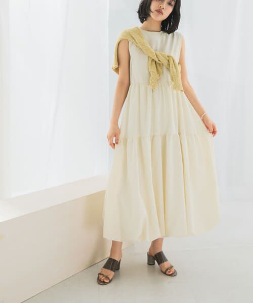 URBAN RESEARCH ROSSO/アーバンリサーチ ロッソ バルーンワンピース IVORY FREE URBAN RESEARCH ROSSO/アーバンリサーチ ロッソ バルーンワンピース IVORY FREE