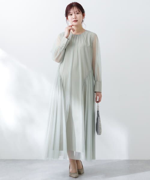 URBAN RESEARCH ROSSO/アーバンリサーチ ロッソ チュールシアードレス mint FREE URBAN RESEARCH ROSSO/アーバンリサーチ ロッソ チュールシアードレス mint FREE