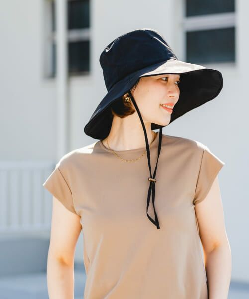 URBAN RESEARCH ROSSO/アーバンリサーチ ロッソ F by ROSSO UVカット撥水ワイドブリムハット BLACK FREE URBAN RESEARCH ROSSO/アーバンリサーチ ロッソ F by ROSSO UVカット撥水ワイドブリムハット BLACK FREE