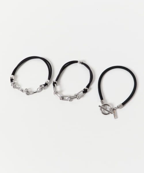 URBAN RESEARCH ROSSO/アーバンリサーチ ロッソ heyep Hair Ties Chain 3piece set SILVER FREE URBAN RESEARCH ROSSO/アーバンリサーチ ロッソ heyep Hair Ties Chain 3piece set SILVER FREE