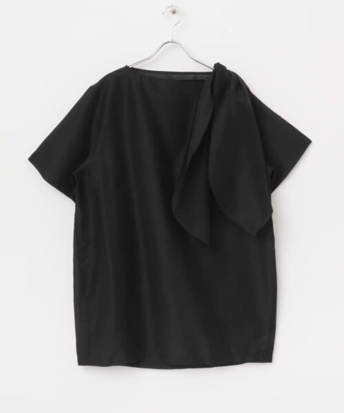 URBAN RESEARCH ROSSO/アーバンリサーチ ロッソ leinwande Ribbon Organdy Mini Dress Black FREE URBAN RESEARCH ROSSO/アーバンリサーチ ロッソ leinwande Ribbon Organdy Mini Dress Black FREE