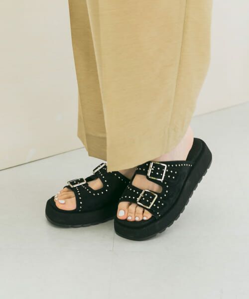 URBAN RESEARCH ROSSO/アーバンリサーチ ロッソ MOHI スエードプラットフォームサンダル NEGRO 37 URBAN RESEARCH ROSSO/アーバンリサーチ ロッソ MOHI スエードプラットフォームサンダル NEGRO 37