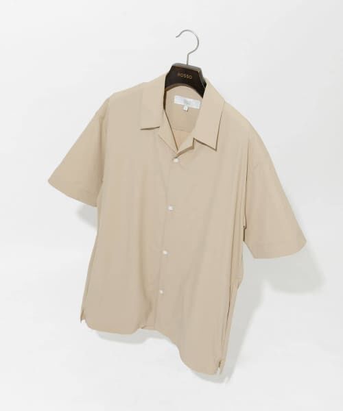 URBAN RESEARCH ROSSO/アーバンリサーチ ロッソ 『セットアップ対応』『XLサイズあり』クールキープショートスリーブシャツ BEIGE S URBAN RESEARCH ROSSO/アーバンリサーチ ロッソ 『セットアップ対応』『XLサイズあり』クールキープショートスリーブシャツ BEIGE S