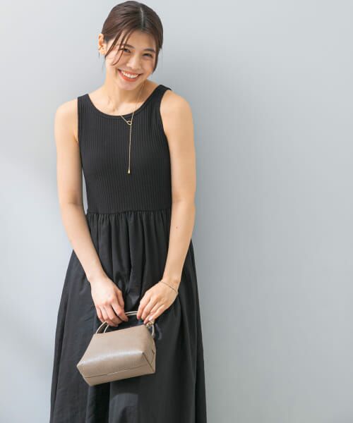 セール】 F by ROSSO カップ付ドッキングワンピース