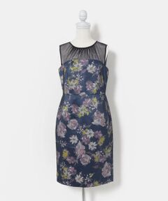 URBAN RESEARCH ROSSO / アーバンリサーチ ロッソ ドレス | kaene　チュール×フラワープリントドレス∴