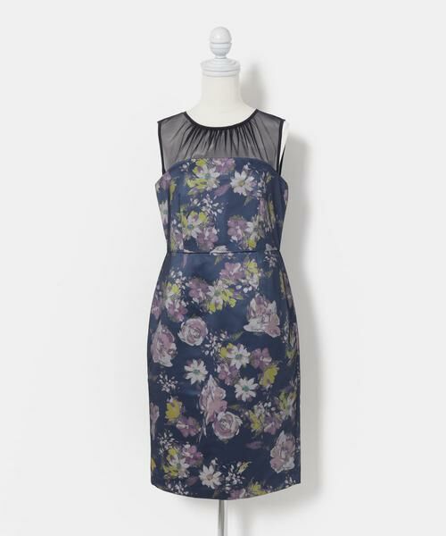 URBAN RESEARCH ROSSO / アーバンリサーチ ロッソ ドレス | kaene　チュール×フラワープリントドレス∴ | 詳細1