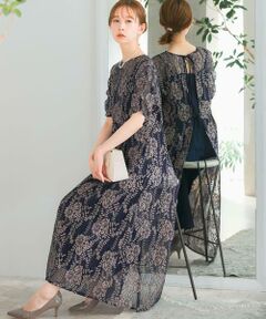 URBAN RESEARCH ROSSO / アーバンリサーチ ロッソ ドレス | kaene　配色レースエプロンドレス