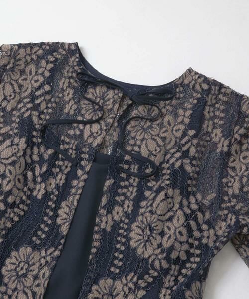 URBAN RESEARCH ROSSO / アーバンリサーチ ロッソ ドレス | kaene　配色レースエプロンドレス | 詳細7