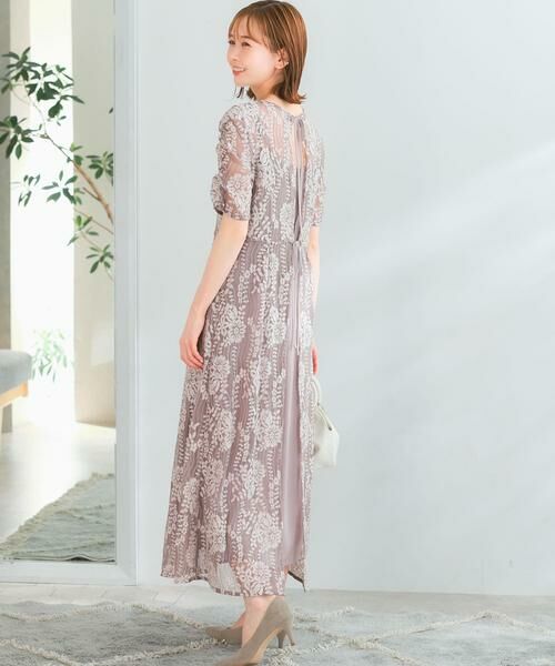 URBAN RESEARCH ROSSO / アーバンリサーチ ロッソ ドレス | kaene　配色レースエプロンドレス | 詳細30