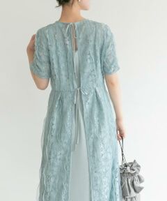 URBAN RESEARCH ROSSO / アーバンリサーチ ロッソ ドレス | kaene　リボンチュールエプロンドレス