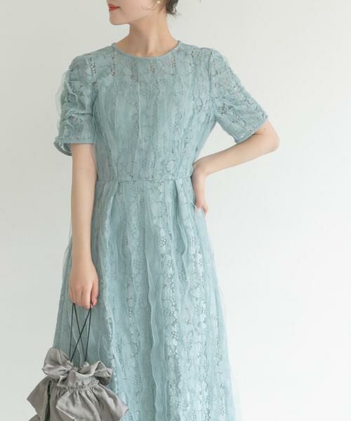 URBAN RESEARCH ROSSO / アーバンリサーチ ロッソ ドレス | kaene　リボンチュールエプロンドレス | 詳細2