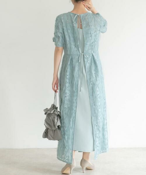 URBAN RESEARCH ROSSO / アーバンリサーチ ロッソ ドレス | kaene　リボンチュールエプロンドレス | 詳細7