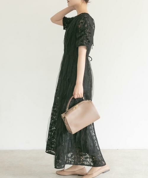 URBAN RESEARCH ROSSO / アーバンリサーチ ロッソ ドレス | kaene　リボンチュールエプロンドレス | 詳細19