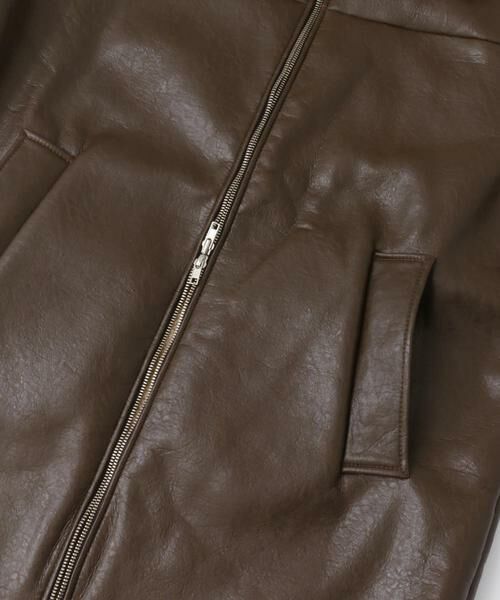 URBAN RESEARCH ROSSO / アーバンリサーチ ロッソ レザーブルゾン・ジャケット | le　fauxleathermustanghalfcoat | 詳細11