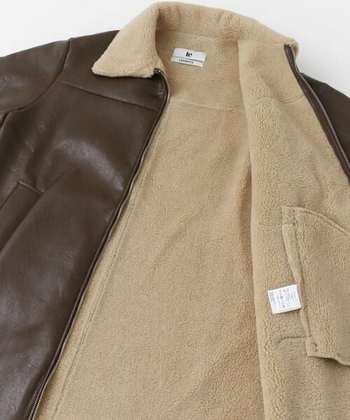 URBAN RESEARCH ROSSO / アーバンリサーチ ロッソ レザーブルゾン・ジャケット | le　fauxleathermustanghalfcoat | 詳細12