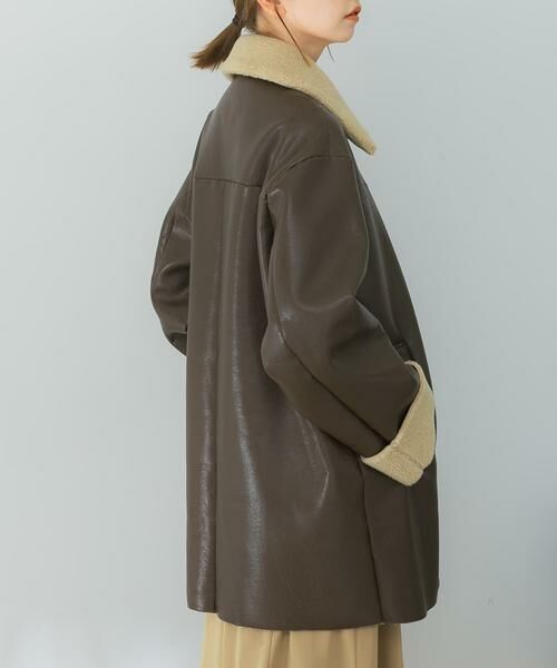 URBAN RESEARCH ROSSO / アーバンリサーチ ロッソ レザーブルゾン・ジャケット | le　fauxleathermustanghalfcoat | 詳細2